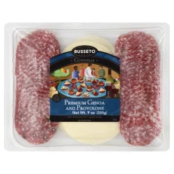 Busseto Foods Party Packs Genoa and Provolone