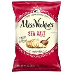 Miss Vickie's Kettle Cooked Potato Chips Sea Salt, 7.5 oz