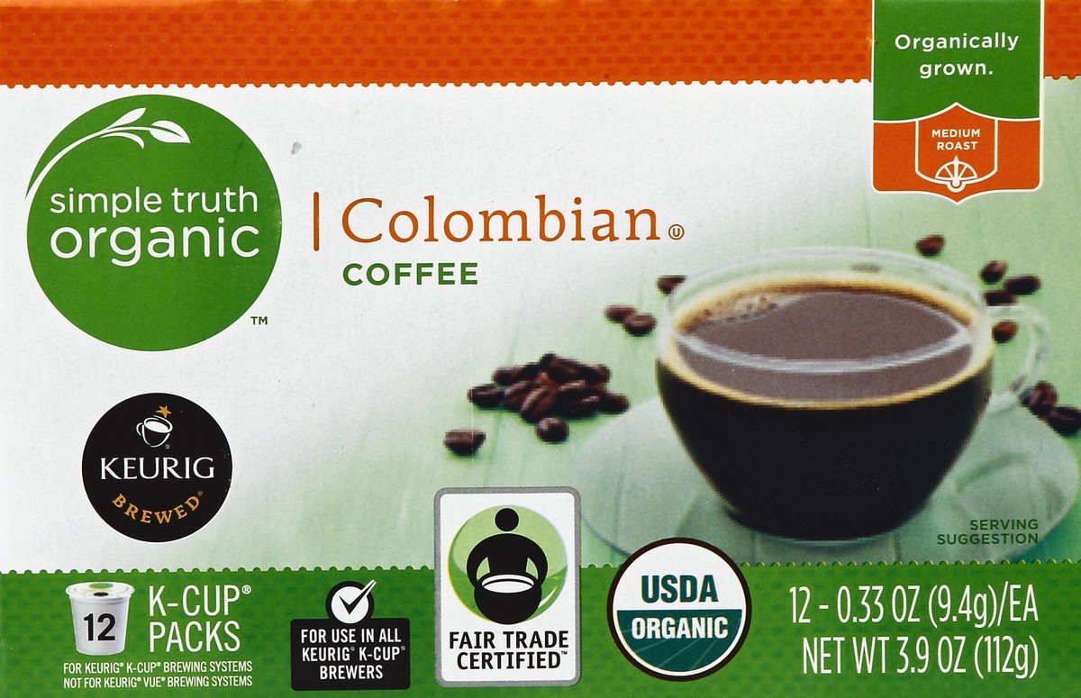 slide 2 of 4, Simple Truth Organic Coffee 12 ea, 12 ct