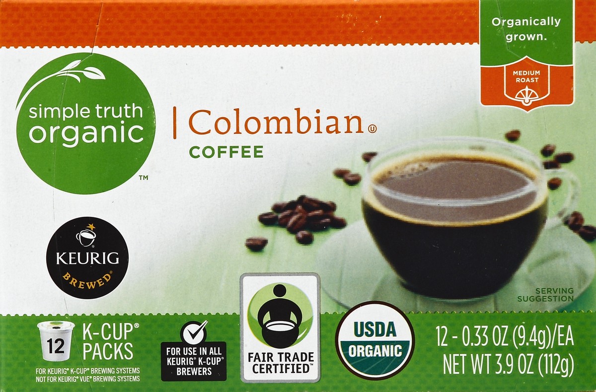 slide 4 of 4, Simple Truth Organic Coffee 12 ea, 12 ct