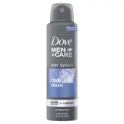 Dove Men+Care Dry Spray Antiperspirant Deodorant Cool Fresh, 3.8 oz