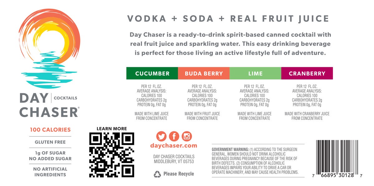 slide 5 of 5, Day Chaser Cocktails - Variety Pack-Vodka 8 Pack, 12oz Cans, 8 ct; 12 oz