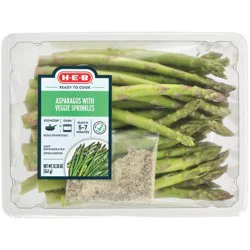 H-E-B Side Solutions - Asparagus with Veggie Sprinkles