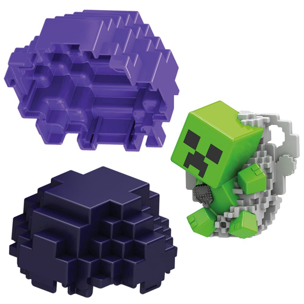 slide 3 of 4, Minecraft Mini Woozy Creeper - EA, 1 ct