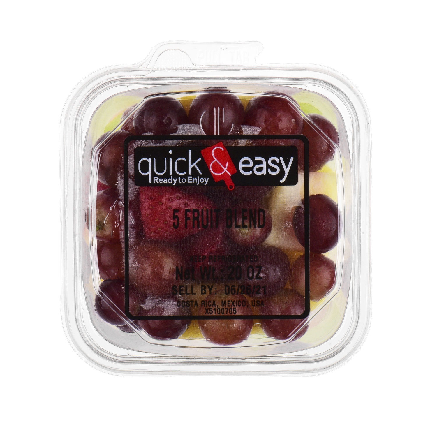 slide 1 of 1, Quick and Easy 5 Fruit Blend, 20 Ounce, 20 oz