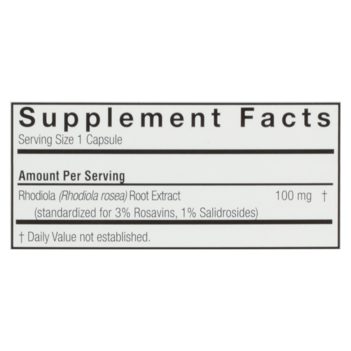 slide 6 of 13, Nature's Answer 100 mg Rhodiola 60 Vegetarian Capsules 60 ea, 60 ct