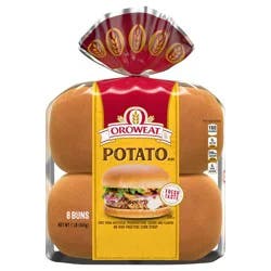 Oroweat Potato Sandwich Buns 8 Ct 16 Oz