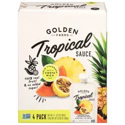 Golden Farms Tropical Sauce, 4 - 3.17 oz Packs