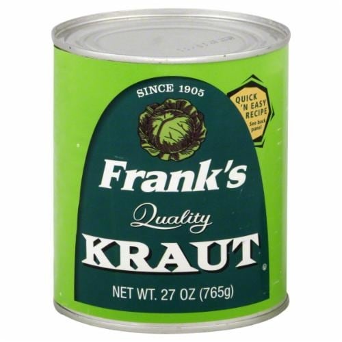 slide 1 of 1, Frank's Quality Kraut, 27 oz