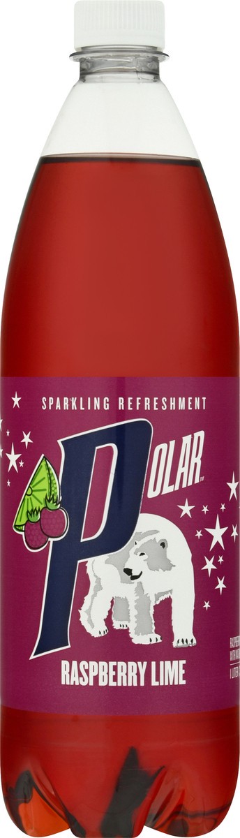 slide 2 of 10, Polar Soda, Raspberry Lime - 33.8 fl oz, 33.8 fl oz