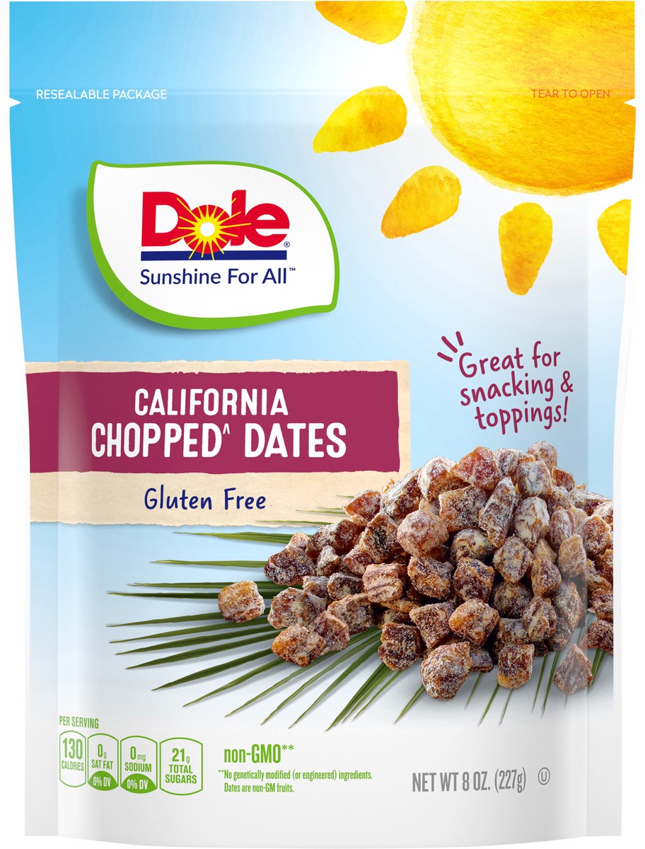 slide 4 of 11, Dole Dates Chopped 8Oz, 1 ct