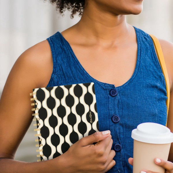 slide 5 of 10, Cambridge® Jeannie 2026 Weekly Monthly Planner, Small, 5 1/2"" x 8 1/2"", 1 ct