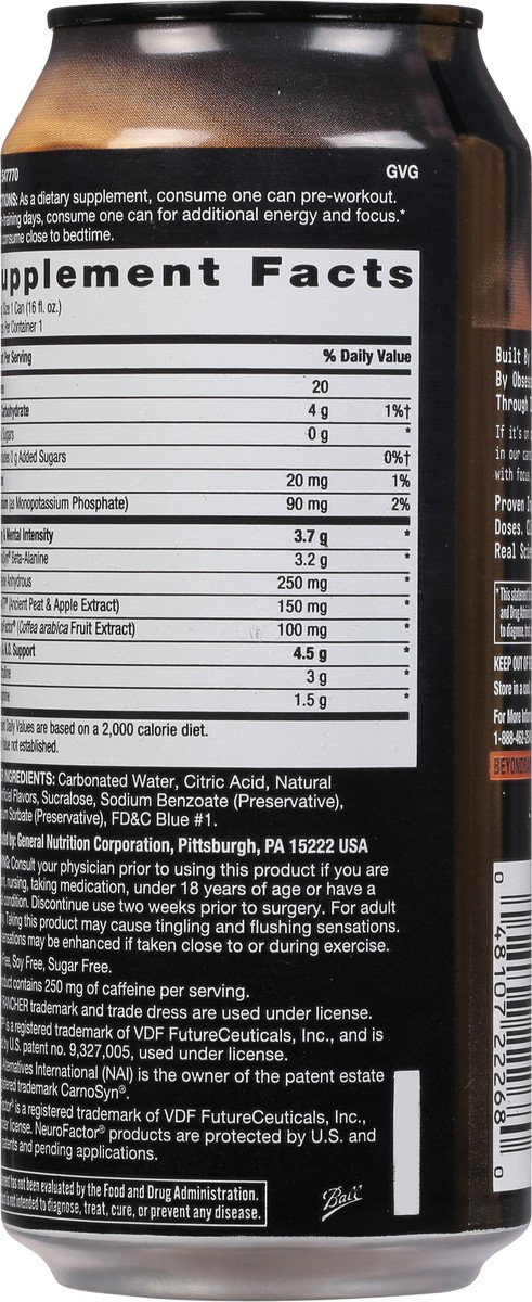 slide 9 of 9, Beyond Raw Dietary Supplement, Blue Raspberry - 16 fl oz, 16 fl oz