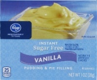 slide 1 of 1, Kroger Instant Sugar Free Pudding & Pie Filling - Vanilla, 1 oz