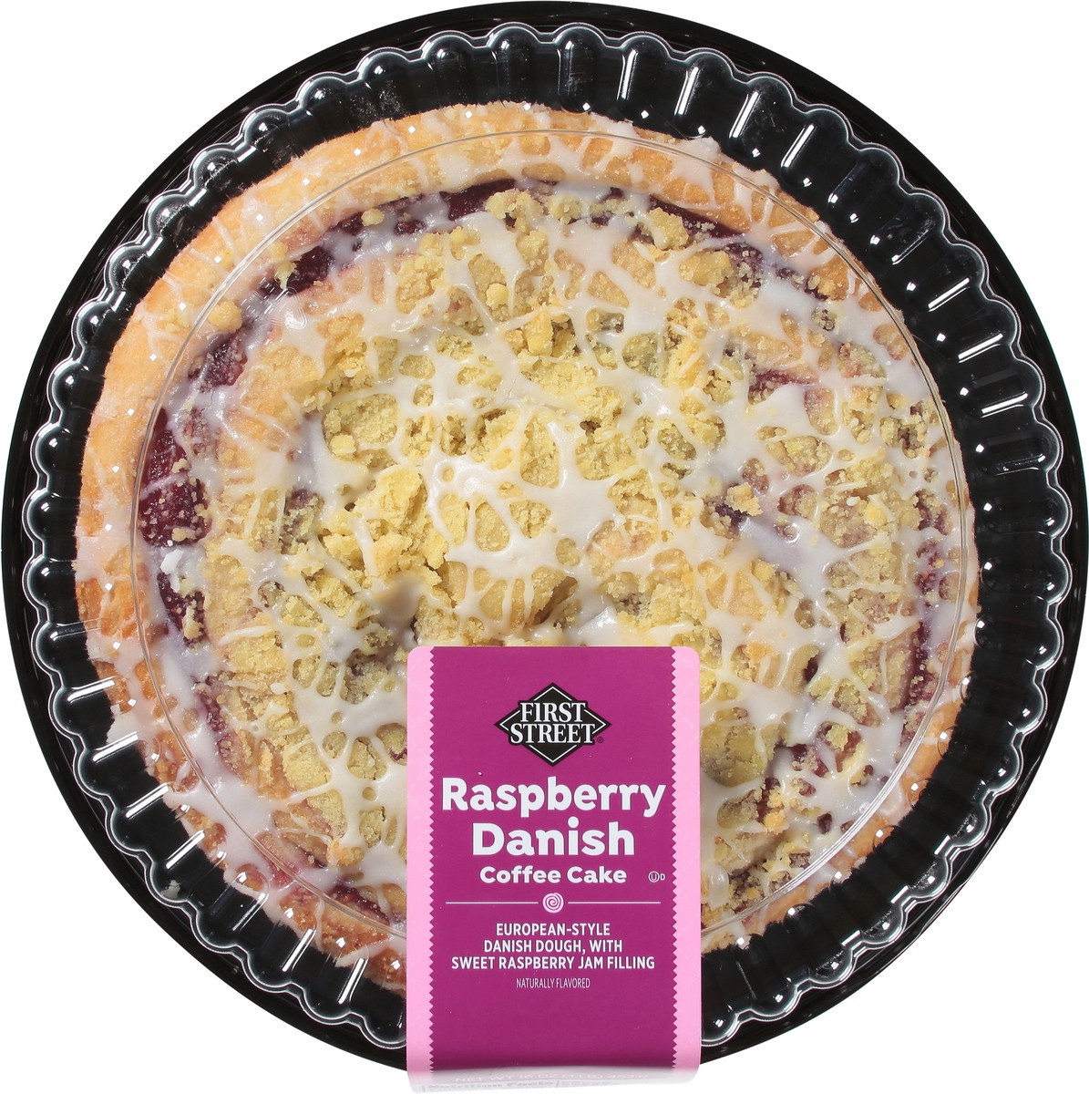 slide 10 of 13, Fs Raspberry Danish Coffee Cake, 16 oz