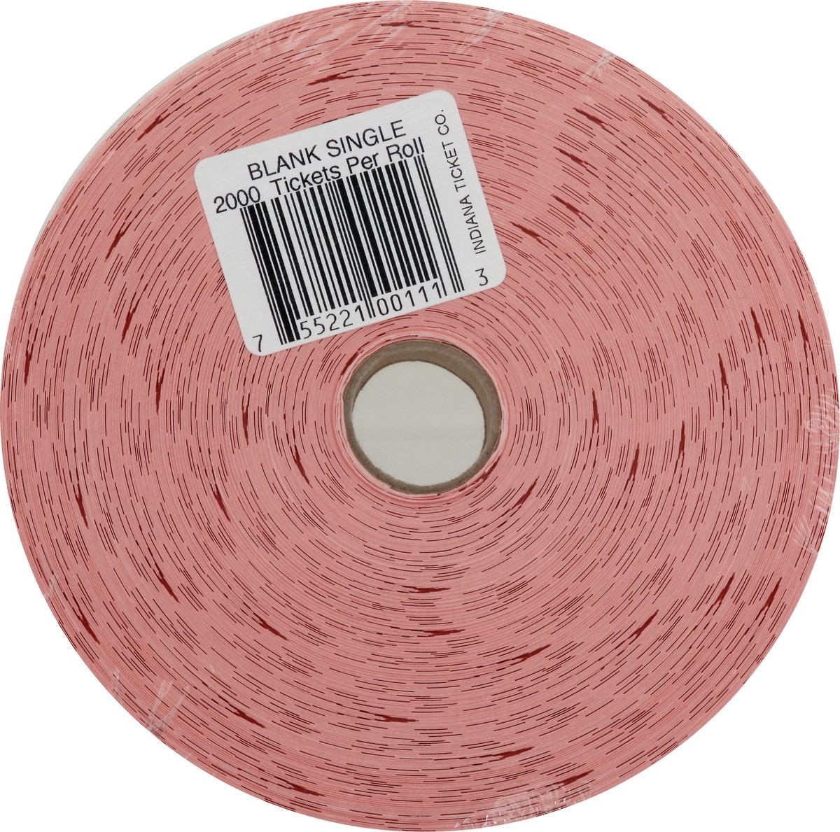 slide 9 of 10, Indiana Ticket Co. Blank Single Ticket Roll 1 ea, 1 ct