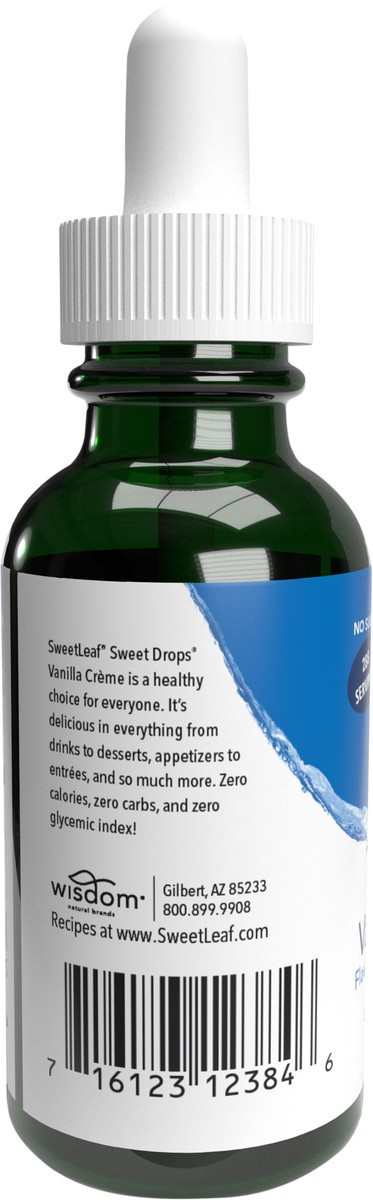 slide 4 of 5, SweetLeaf Sweetleaf Sweet Drops, Vanilla Crme Liquid Stevia, 2 oz