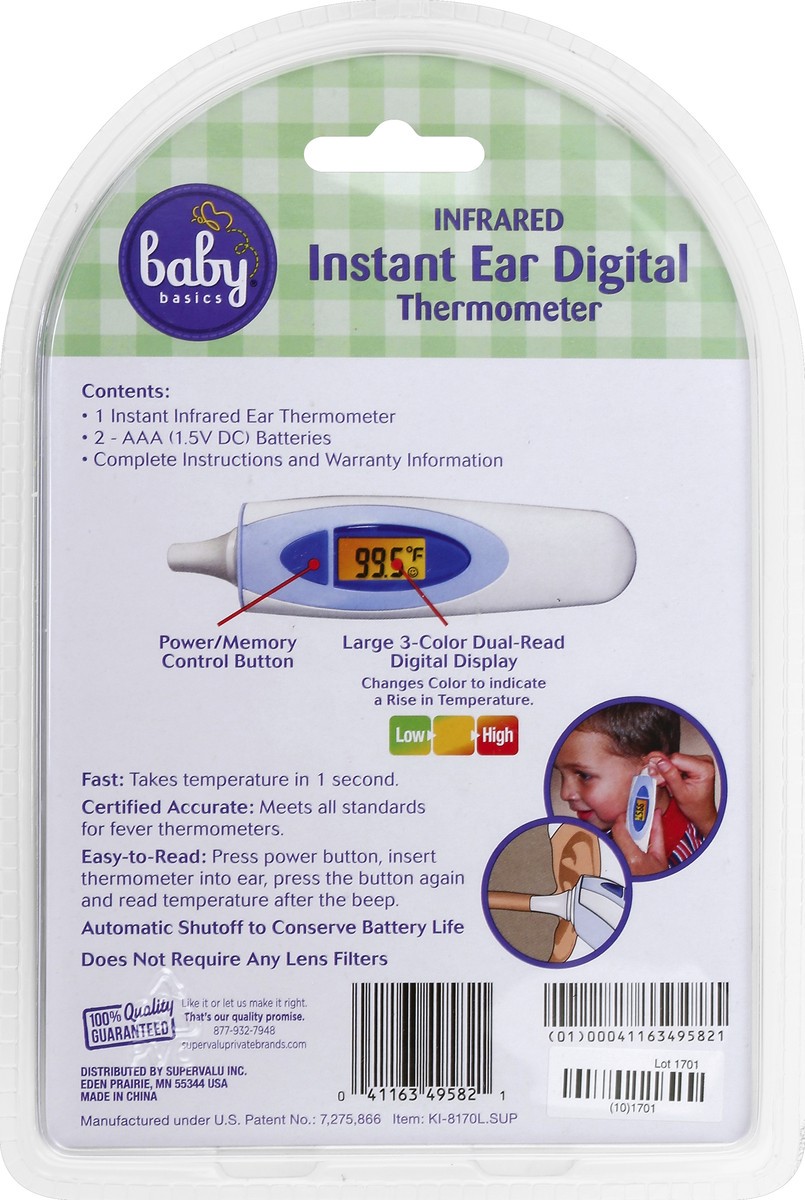 slide 3 of 7, Baby Basics Thermometer 1 ea, 1 ct