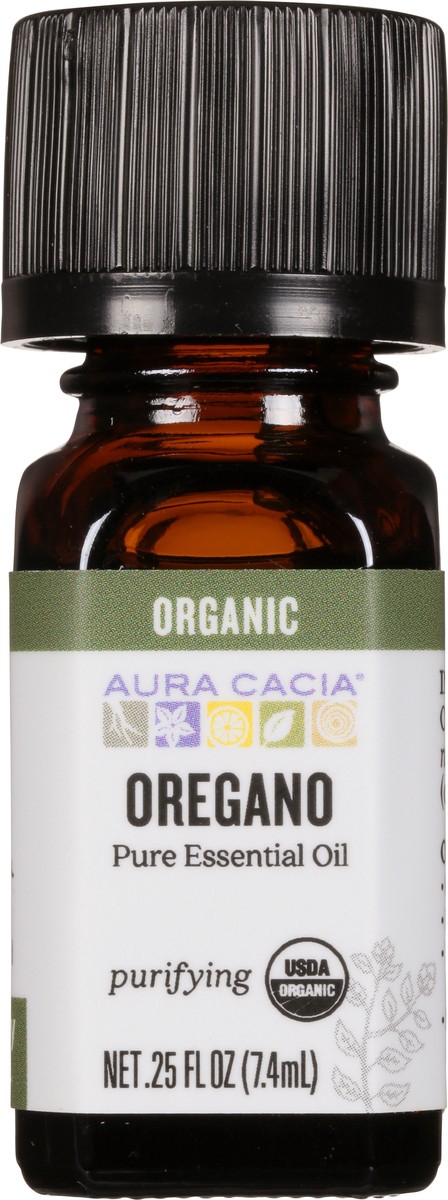 slide 8 of 11, Aura Cacia Purifying Organic Oregano Pure Essential Oil 0.25 fl oz, 0.25 fl oz