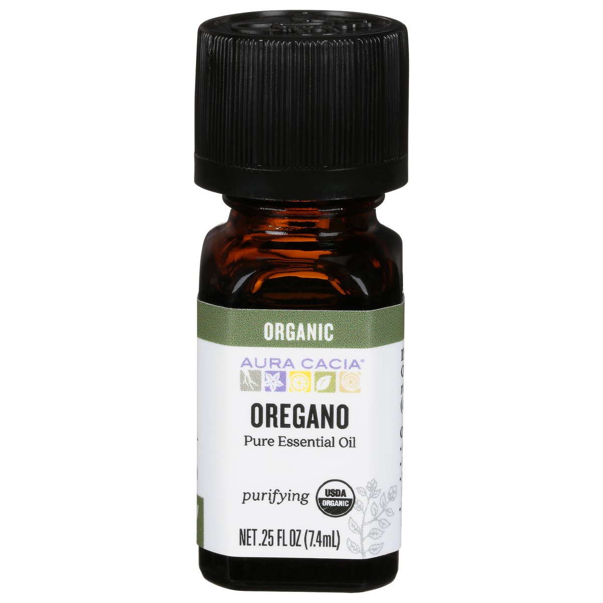 slide 1 of 11, Aura Cacia Purifying Organic Oregano Pure Essential Oil 0.25 fl oz, 0.25 fl oz