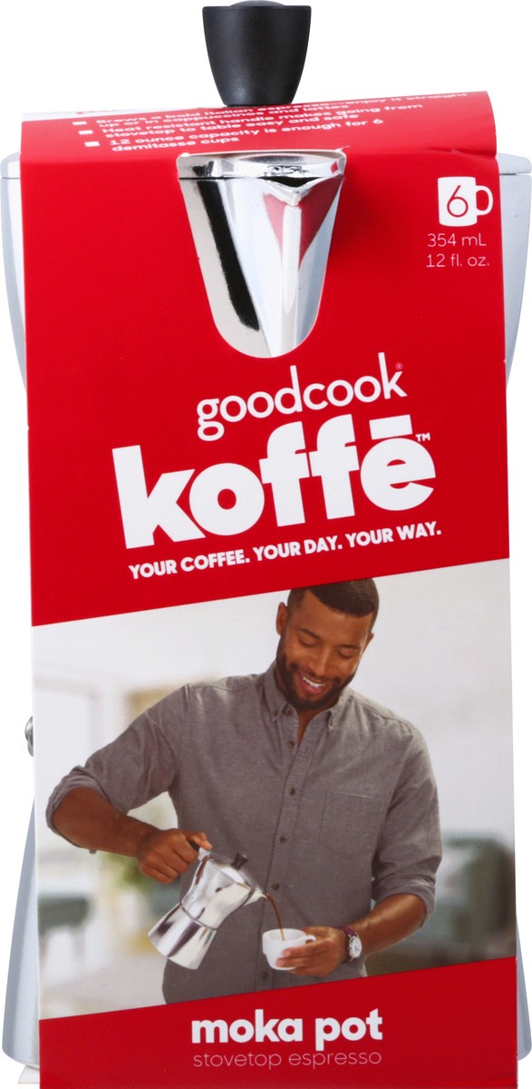 slide 3 of 11, Good Cook 6 Cup Moka Express, 6 ct