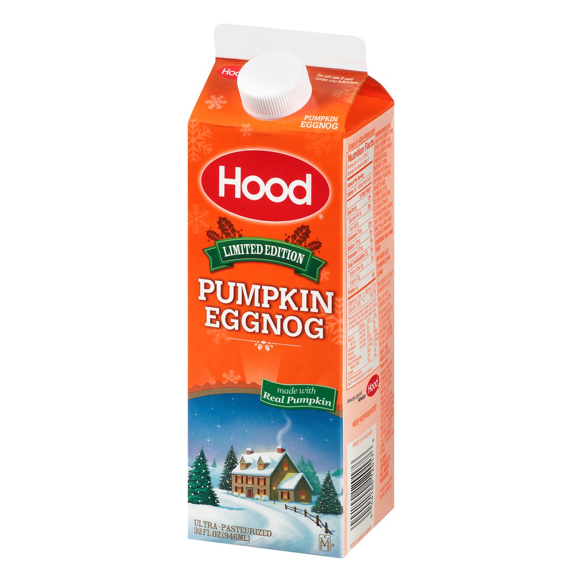 slide 10 of 10, Hood Pumpkin Eggnog, 32 oz, 32 oz