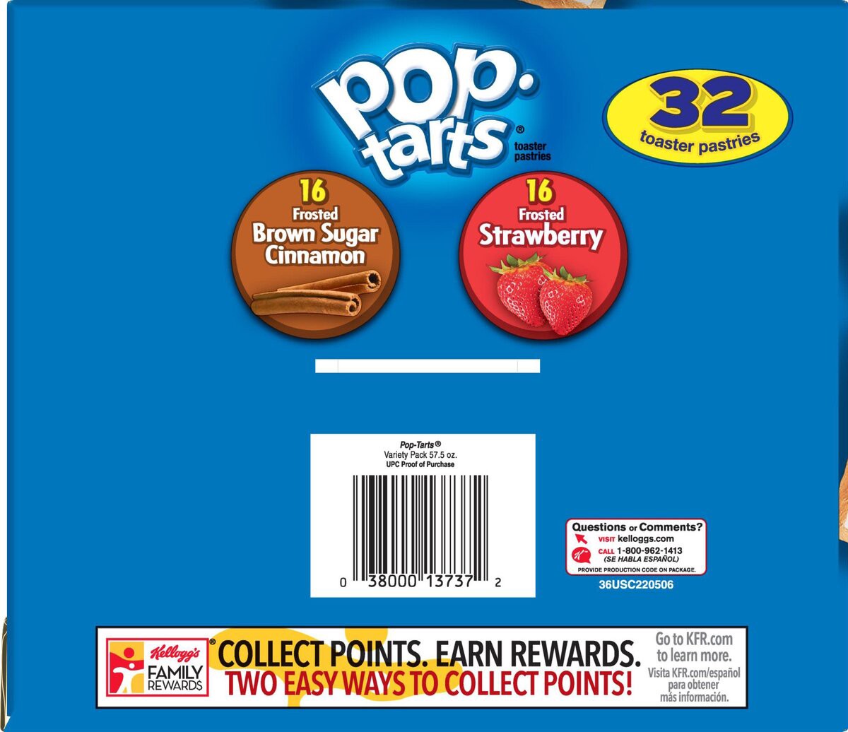 slide 7 of 9, Pop-Tarts Toaster Pastries, 57.50 oz