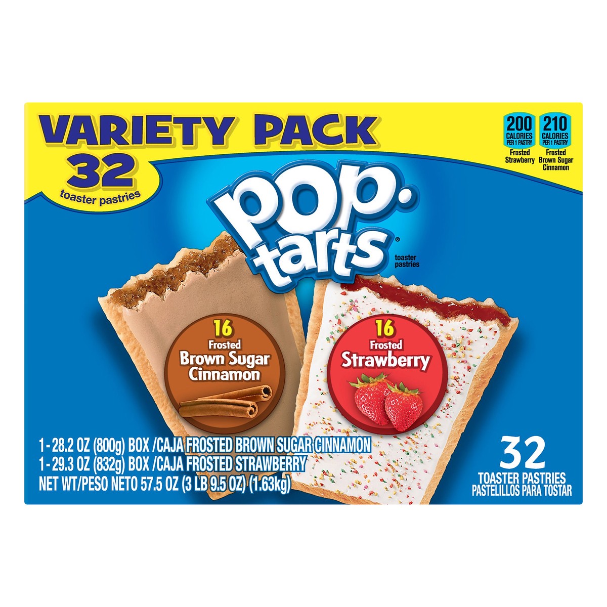 slide 1 of 9, Pop-Tarts Toaster Pastries, 57.50 oz
