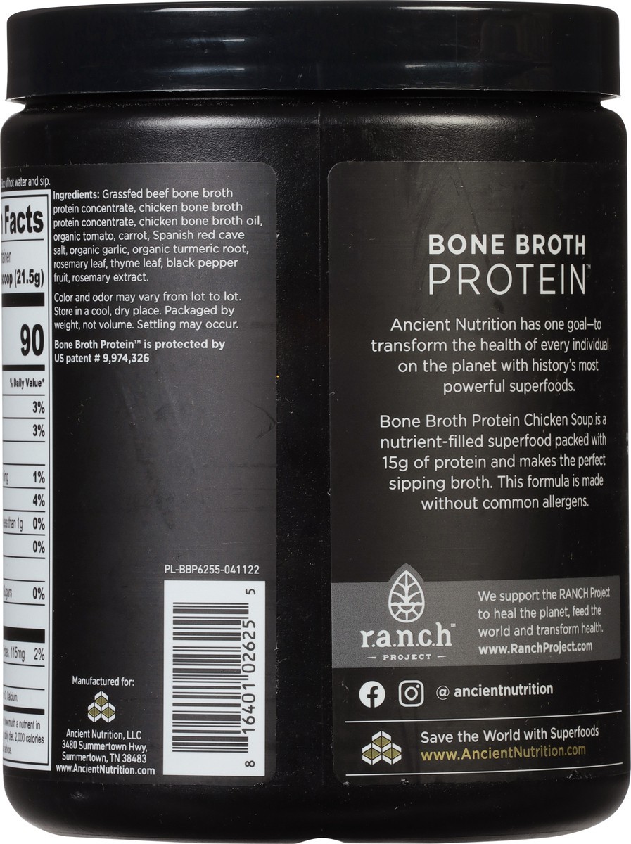 slide 8 of 9, Ancient Nutrition Bone Broth Protein Chicken Soup, 11.7 oz