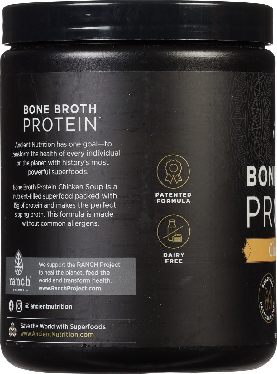 slide 4 of 9, Ancient Nutrition Bone Broth Protein Chicken Soup, 11.7 oz