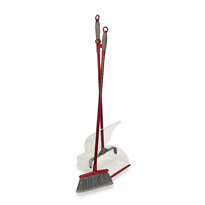 slide 1 of 1, Casabella Covered Upright Sweeper - Ruby, 1 ct