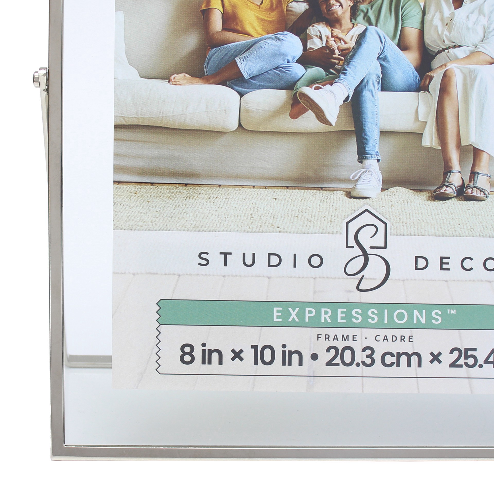 slide 2 of 6, Expressions Silver Metal Tabletop Float Frame By Studio Decor, 8 in x 10 in