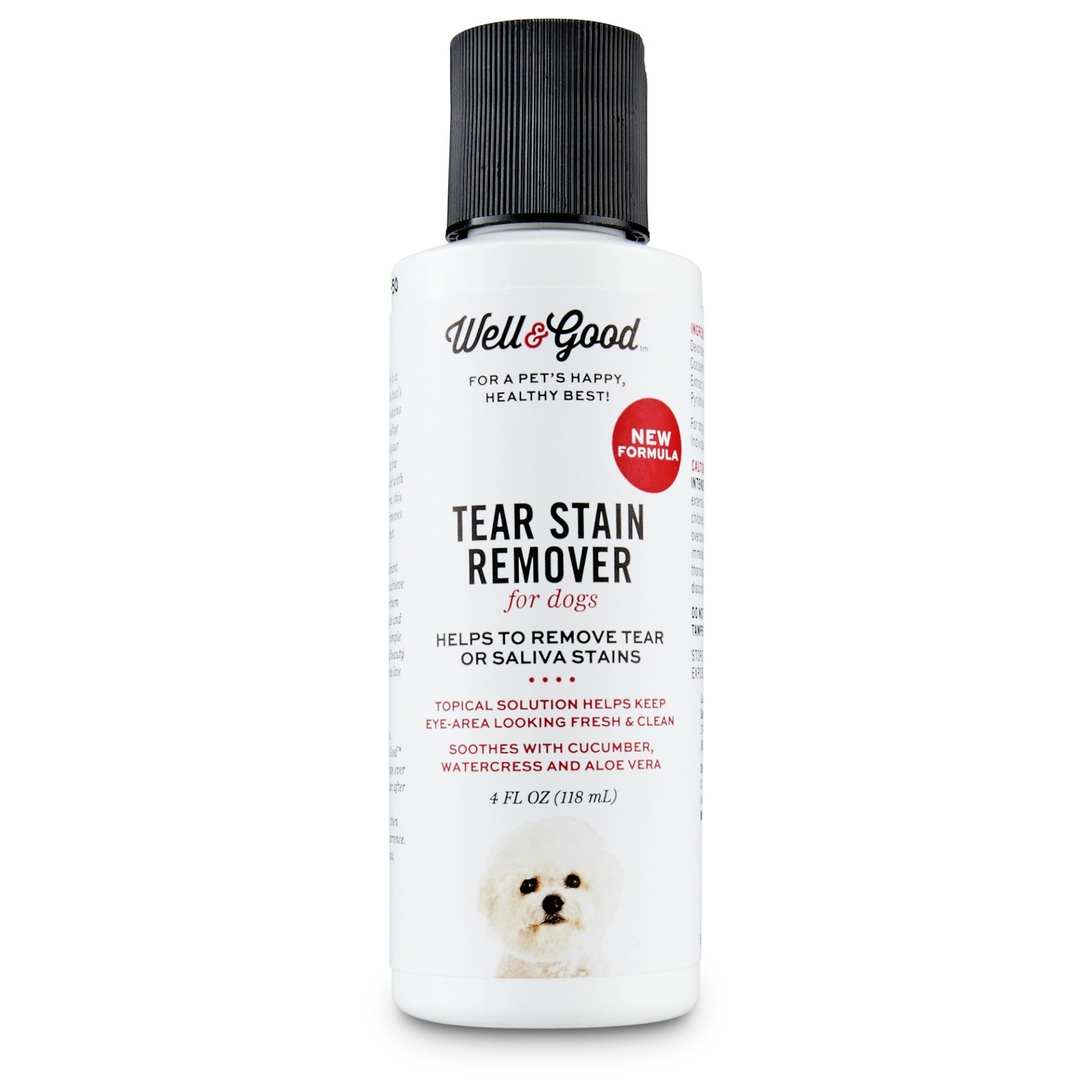 slide 1 of 1, Well & Good Dog Tear Stain Remover, 4 fl oz