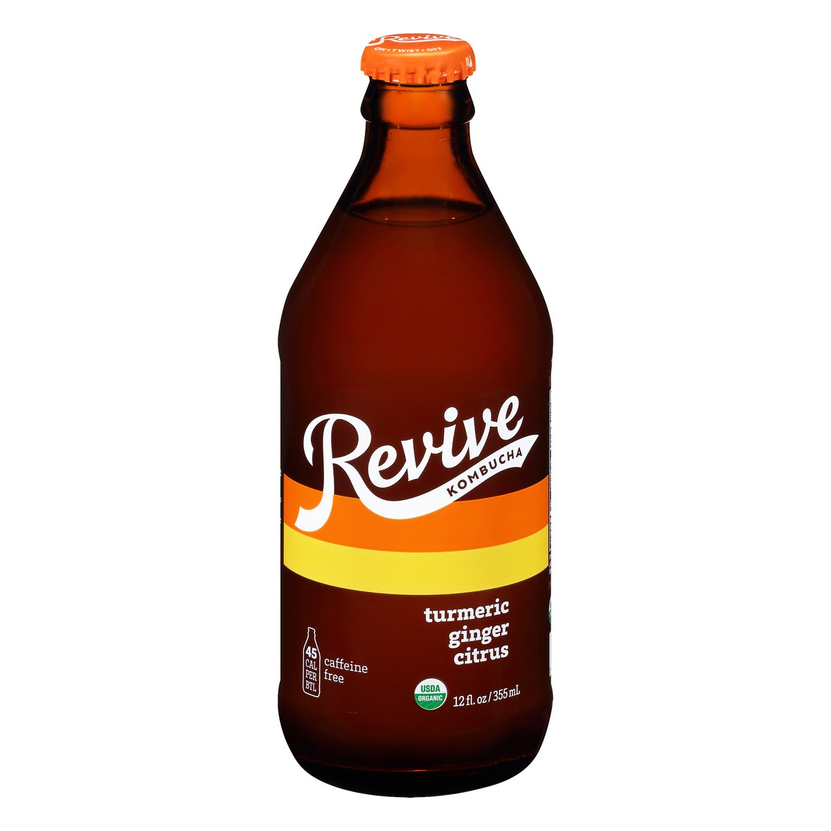 slide 1 of 8, Revive Kombucha Tumeric Ginger Citrus, 12 fl oz