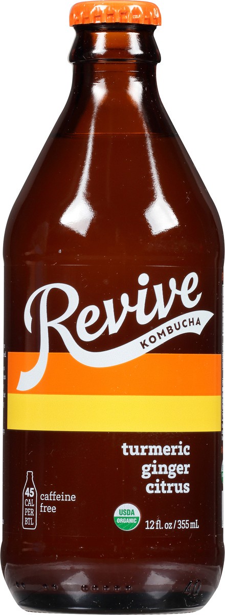 slide 7 of 8, Revive Kombucha Tumeric Ginger Citrus, 12 fl oz