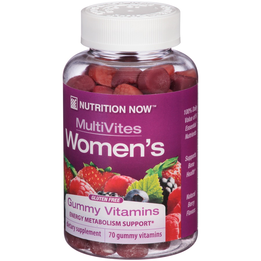 slide 3 of 6, Nutrition Now Women's Multivites Gummy Vitamins, 70 ct