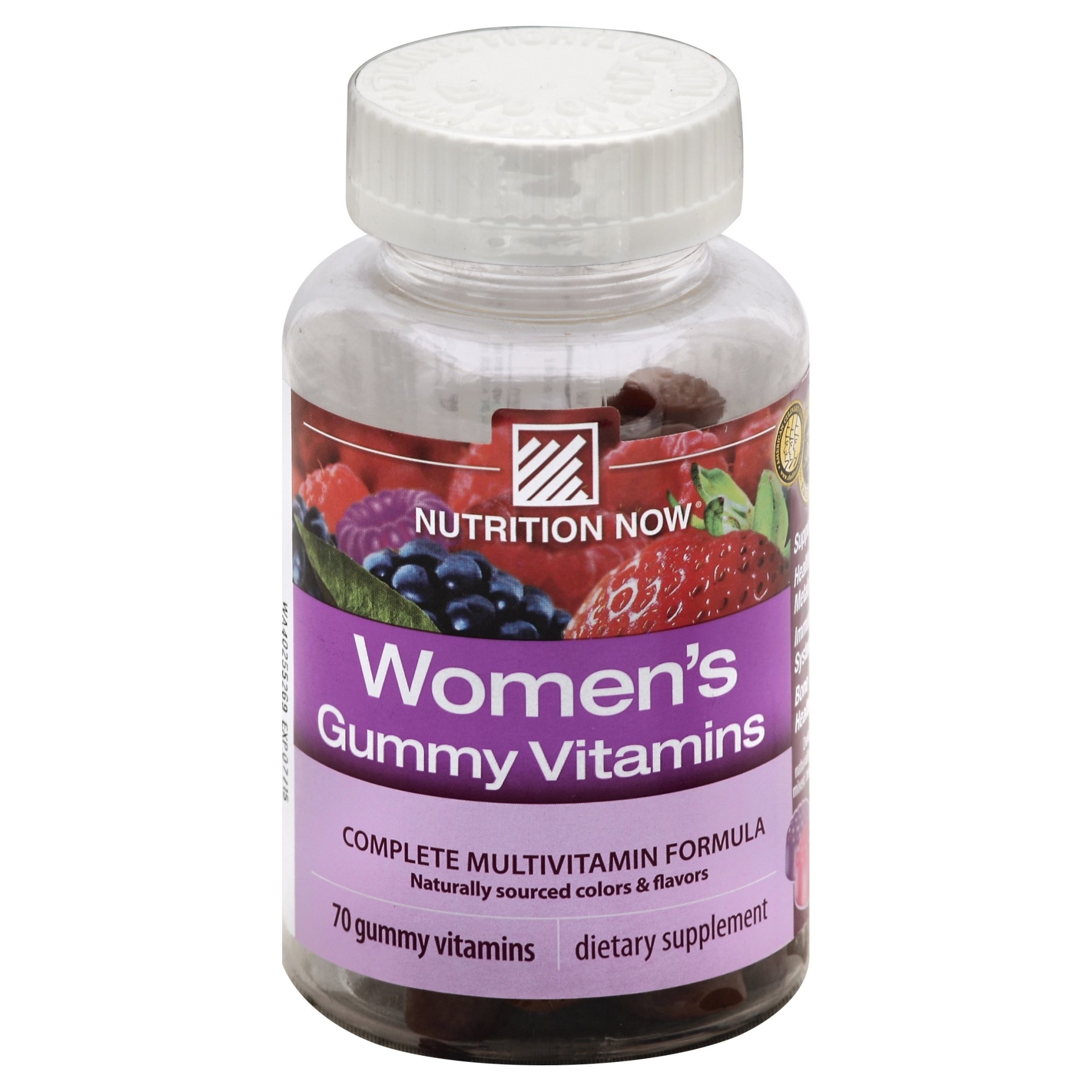 slide 1 of 6, Nutrition Now Women's Multivites Gummy Vitamins, 70 ct