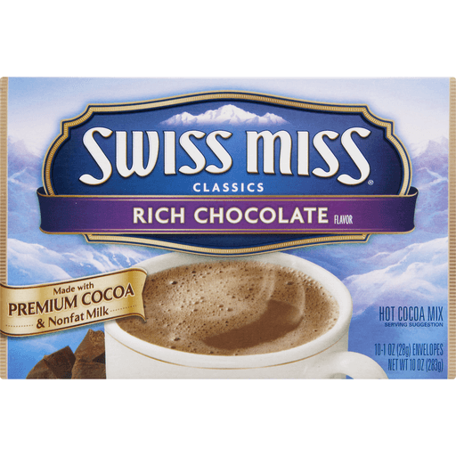 slide 5 of 16, Swiss Miss Classics Rich Chocolate Hot Cocoa Mix, 10 oz