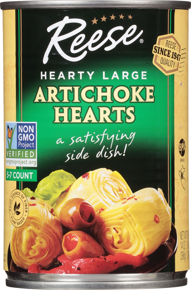 slide 9 of 9, Reese Hearty Artichoke Hearts Large 14 oz, 14 oz