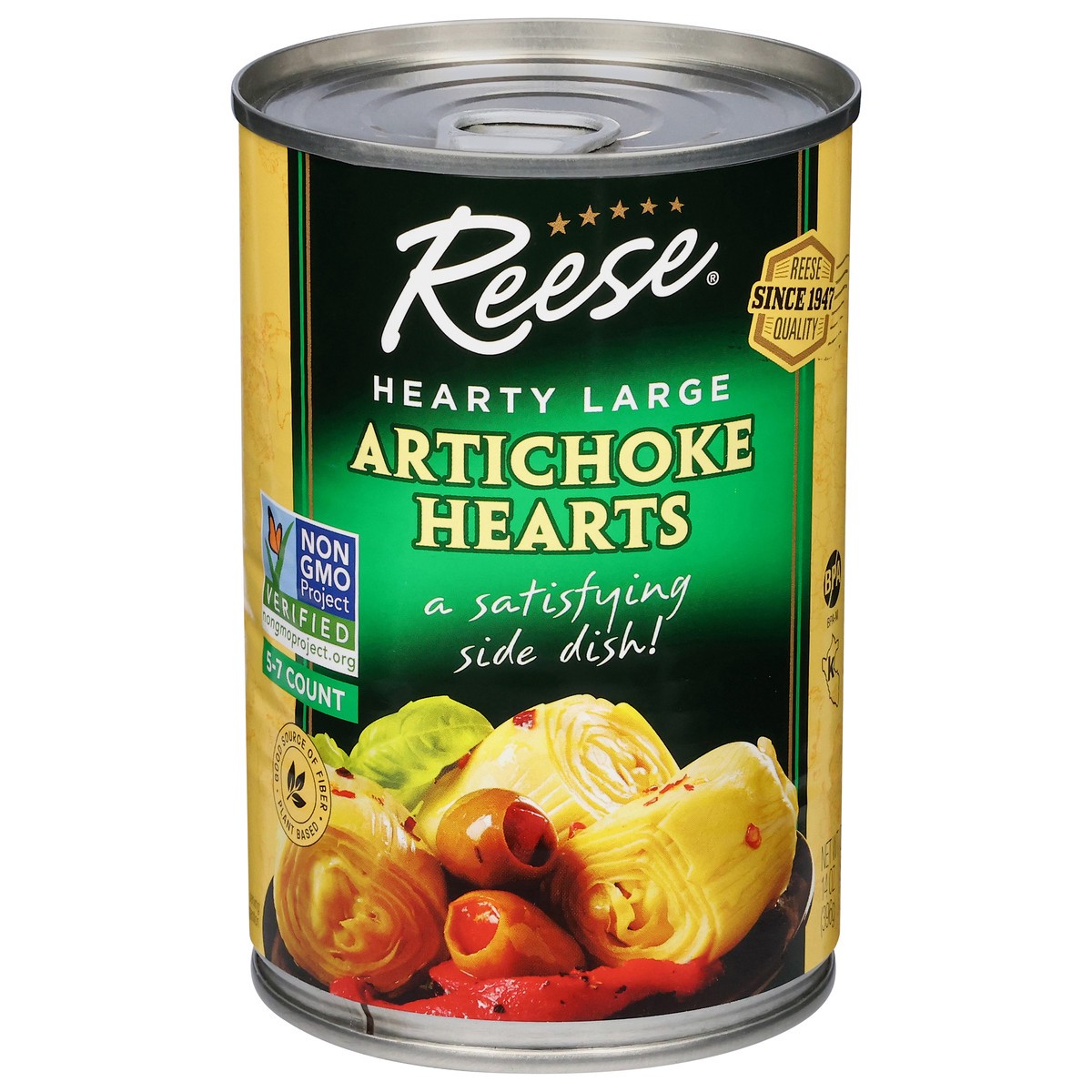 slide 1 of 9, Reese Hearty Artichoke Hearts Large 14 oz, 14 oz