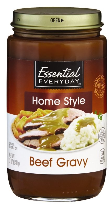 slide 1 of 1, Ee Gravy Beef Glass Jar, 12 oz