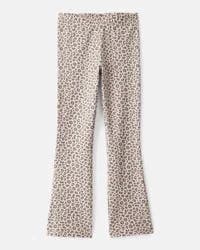 Carter's Carters Girls Cotton Leopard Stretch Flare Leggings Multi 7