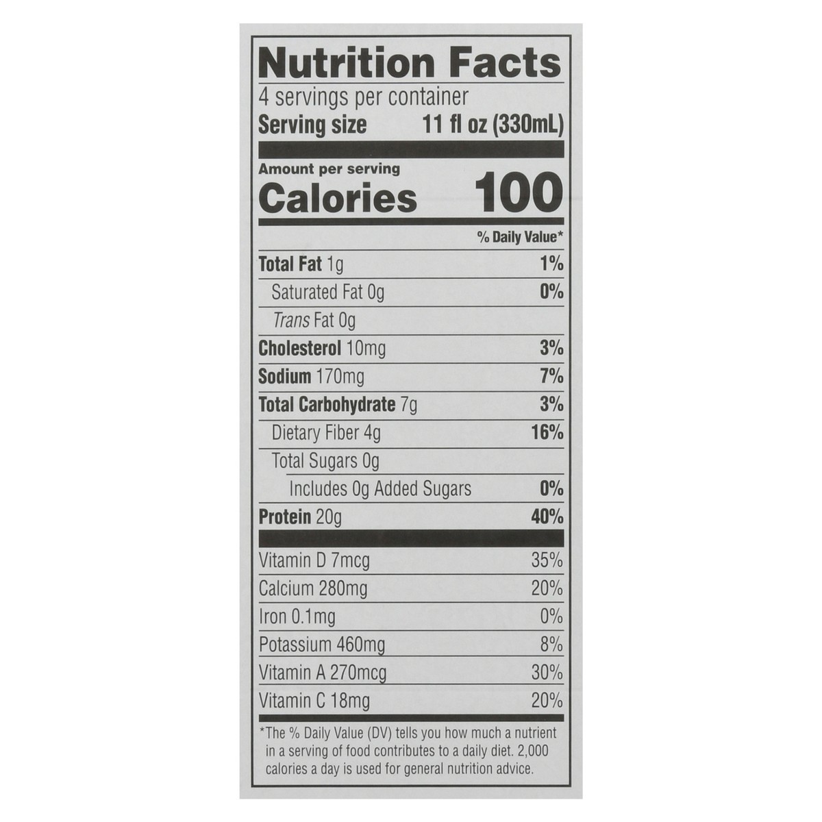 slide 13 of 14, Muscle Milk Zero Non-Dairy Strawberry Banana Protein Shake 4 - 11 fl oz Cartons, 4 ct