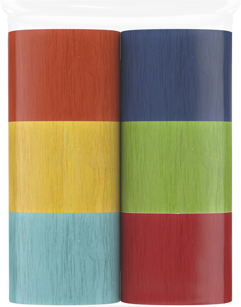 slide 2 of 2, Kroger Rainbow Crepe Paper Kit, 6 ct