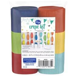 Kroger Rainbow Crepe Paper Kit