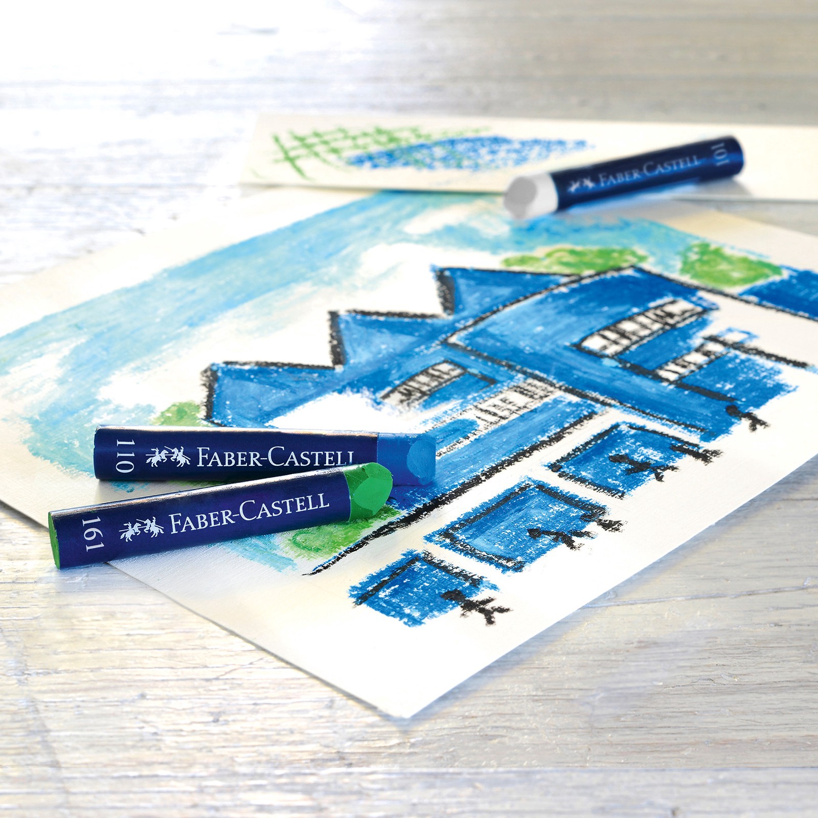 slide 4 of 6, Faber-Castell Oil Pastels 24 Color Set, 24 oil pastels