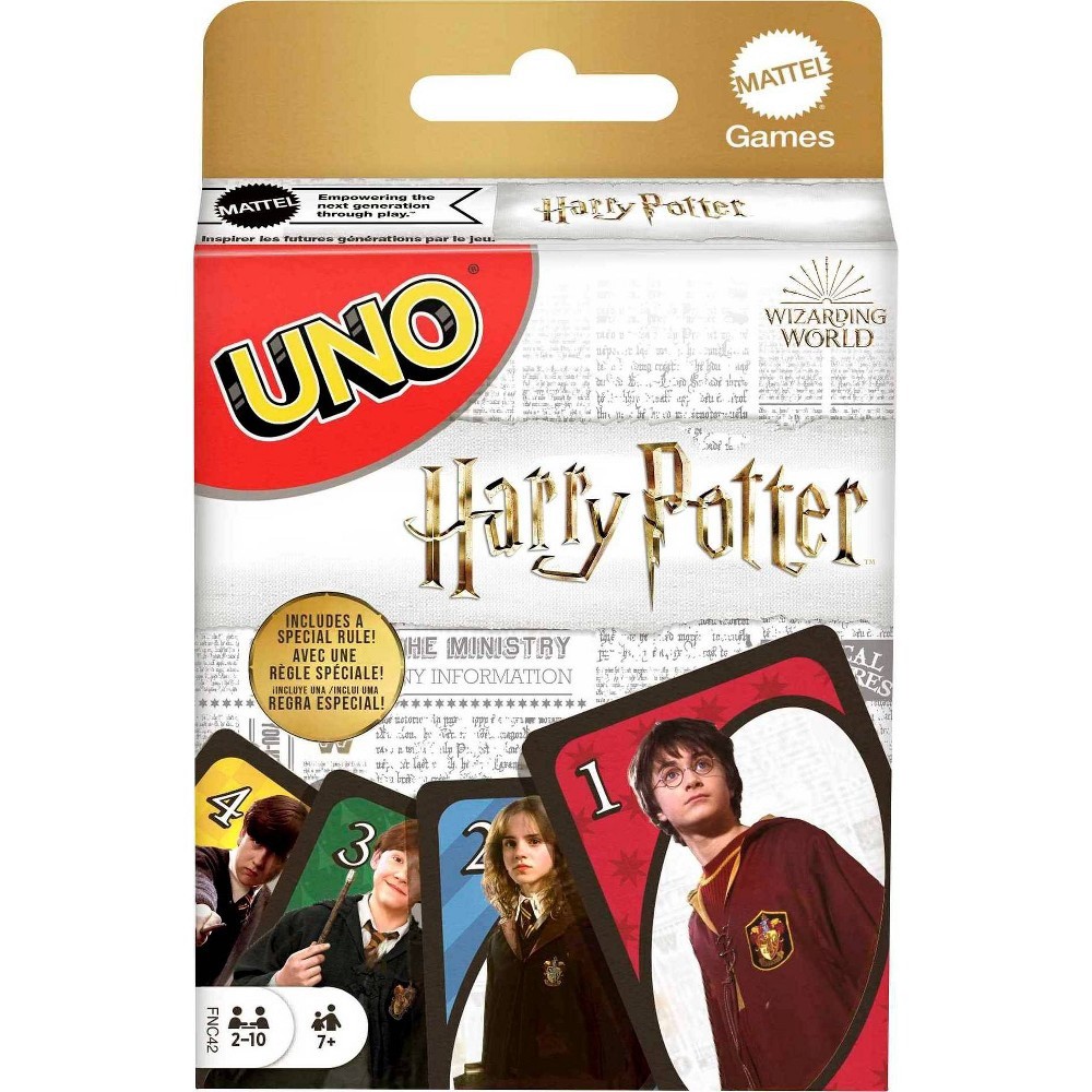 slide 6 of 6, Mattel Harry Potter UNO Card Game 1 ea, 1 ct