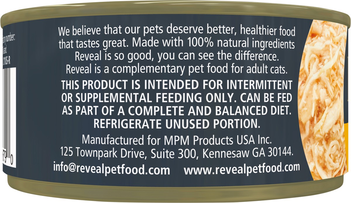 slide 4 of 5, Reveal Canned Cat Food, Chicken Breast In Gravy, 2.47 oz