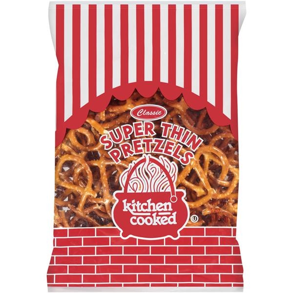 slide 1 of 1, Kitchen Cooked Classic Super Thin Pretzels, 4 oz