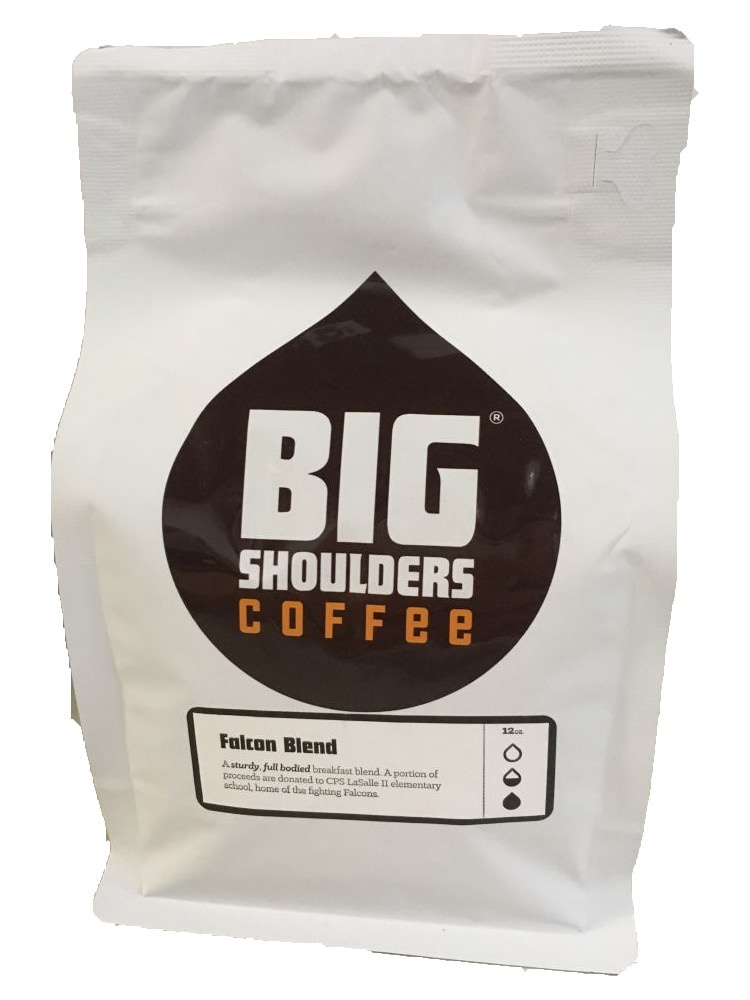 slide 1 of 1, Big Shoulders Falcon Blend Coffee, 12 oz